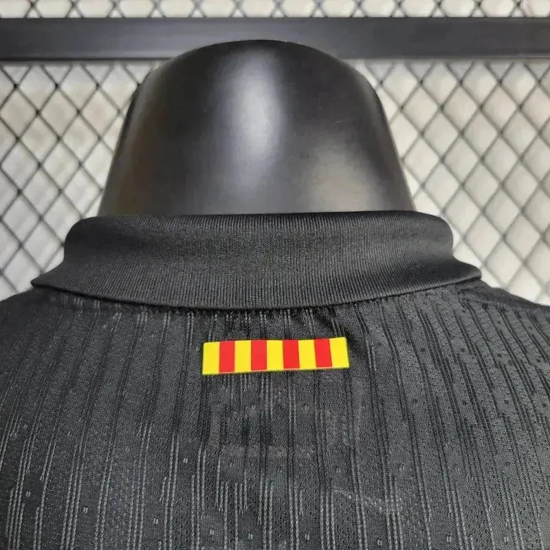 Camisa Barcelona Away 24/25 - Jogador Masculina Preta - Netmantos