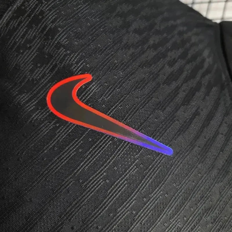 Camisa Barcelona Away 24/25 - Jogador Masculina Preta - Netmantos