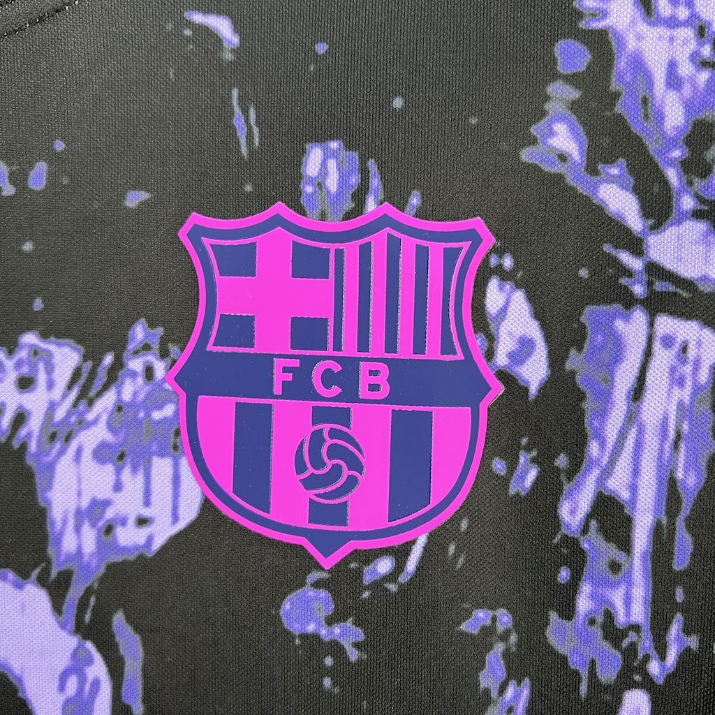 Camisa Barcelona Edição Especial 25/26 - Torcedor Masculina Preta e Roxa