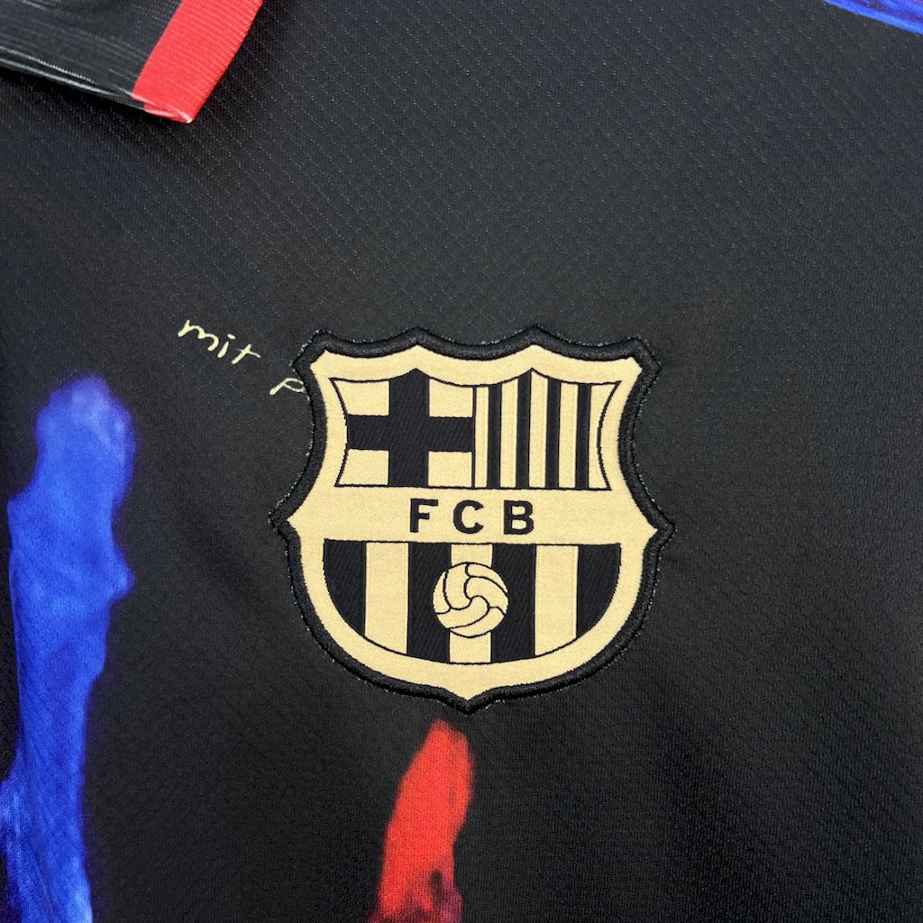 Camisa Barcelona Edição Especial Kobe Bryant 25/26 - Torcedor Masculina Preta