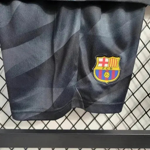 Camisa Barcelona Goleiro 23/24 - Torcedor Infantil Preta - Netmantos