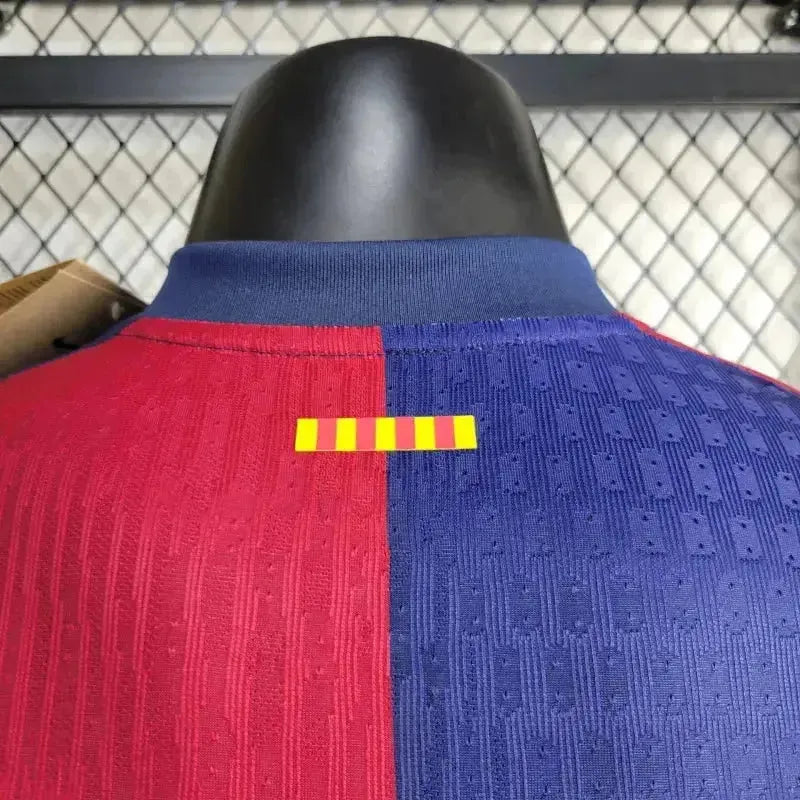 Camisa Barcelona Home 24/25 - Jogador Masculina Azul e Vermelho - Netmantos