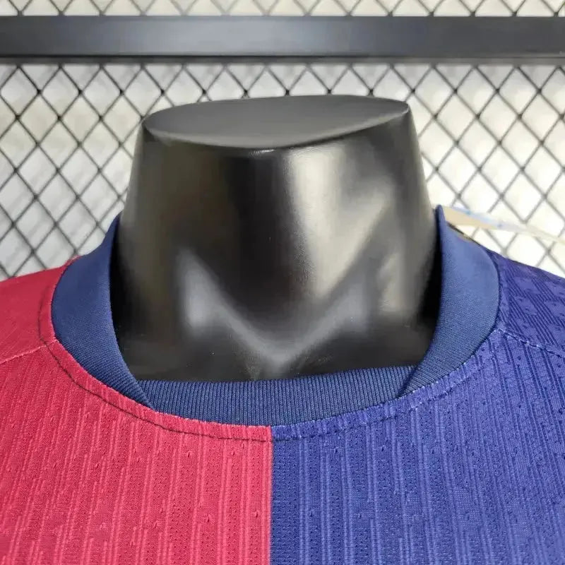 Camisa Barcelona Home 24/25 - Jogador Masculina Azul e Vermelho - Netmantos