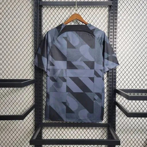 Camisa Barcelona Treino 23/24 - Torcedor Masculina Preta e Verde - Netmantos