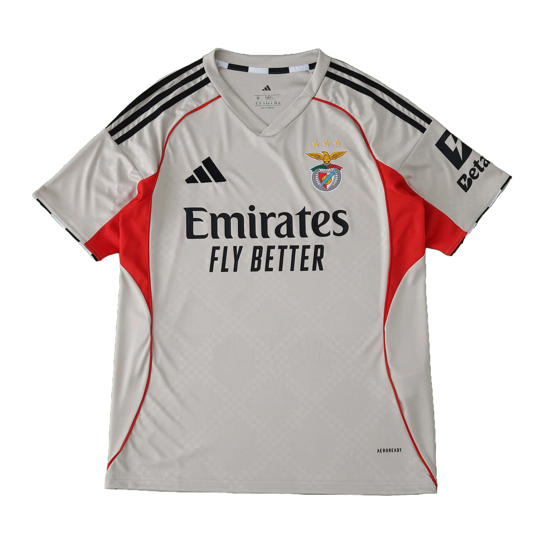 Camisa Benfica Away 25/26 - Torcedor Masculina Branca