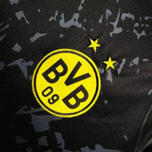 Camisa Borussia Dortmund Away 23/24 - Torcedor Masculina Preta - Netmantos