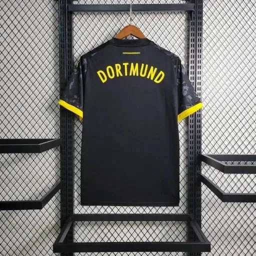 Camisa Borussia Dortmund Away 23/24 - Torcedor Masculina Preta - Netmantos