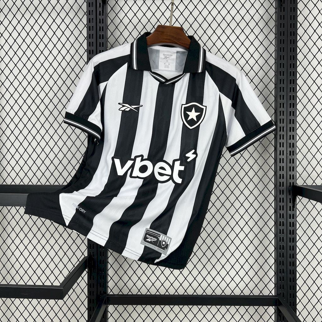Camisa Bota Fogo Home 25/26 - Torcedor Masculina Listrada