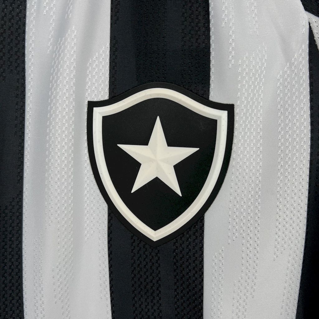 Camisa Bota Fogo Home 25/26 - Torcedor Masculina Listrada