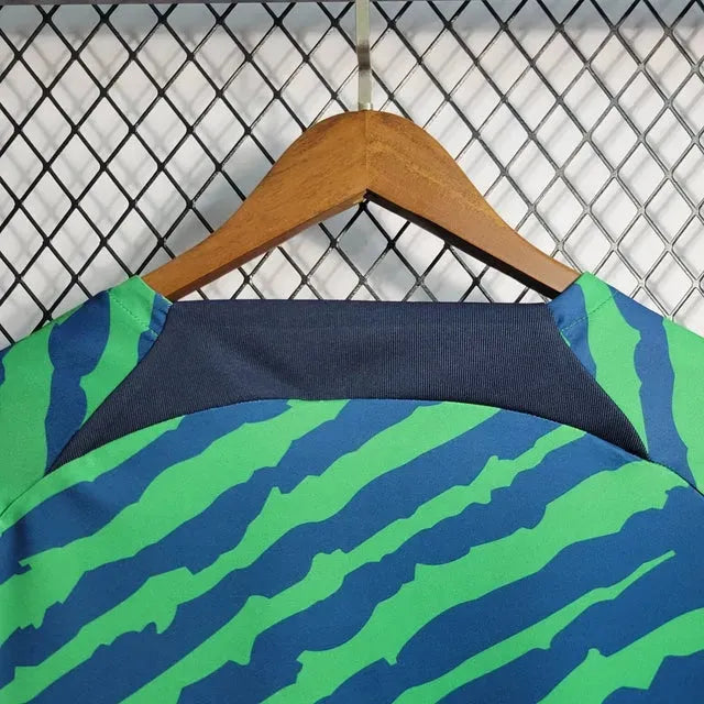 Camisa Brasil Edição Especial 22/23 - Torcedor Masculina Verde e Azul - Netmantos