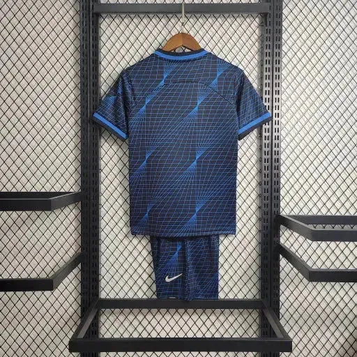 Camisa Chelsea Away 23/24 - Torcedor Infantil Azul Escuro - Netmantos