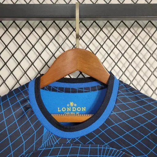 Camisa Chelsea Away 23/24 - Torcedor Infantil Azul Escuro - Netmantos