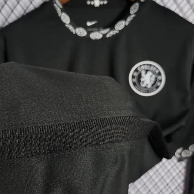 Camisa Chelsea Concept 22/23 - Torcedor Masculina Preta - Netmantos
