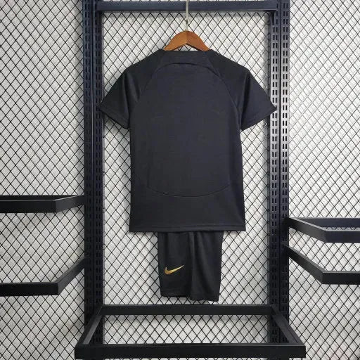 Camisa Timão Treino 23/24 - Torcedor Infantil Preta - Netmantos