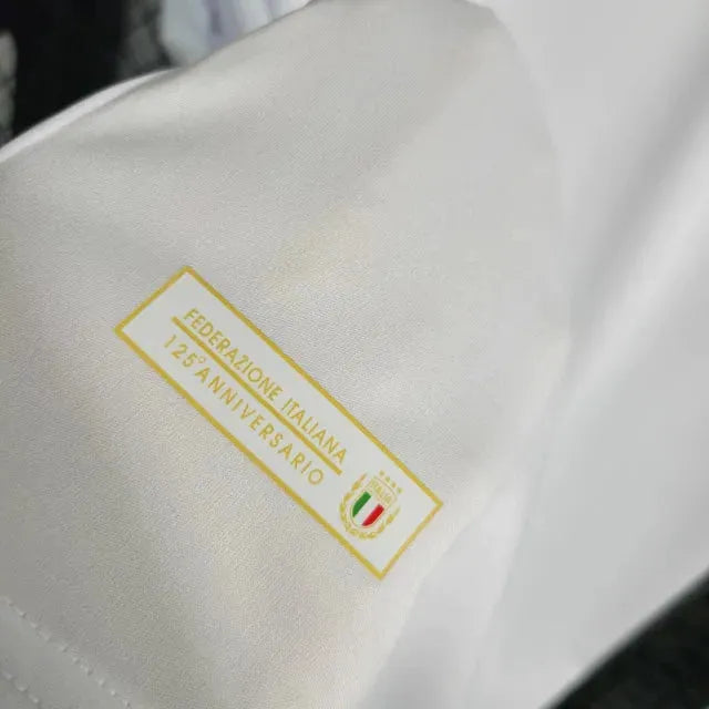 Camisa Itália Edição Comemorativa 23/24 - Torcedor Masculina Branca e Dourada - Netmantos