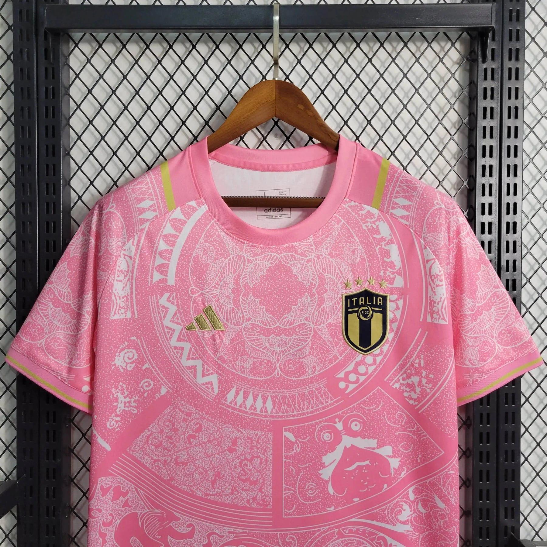 Camisa Itália Edição Especial 23/24 - Torcedor Masculina Rosa - Netmantos