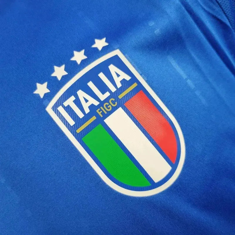 Camisa Itália Home 24/25 - Jogador Masculina Azul - Netmantos