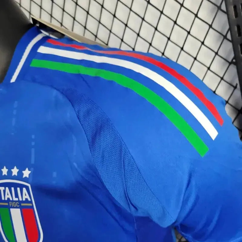 Camisa Itália Home 24/25 - Jogador Masculina Azul - Netmantos