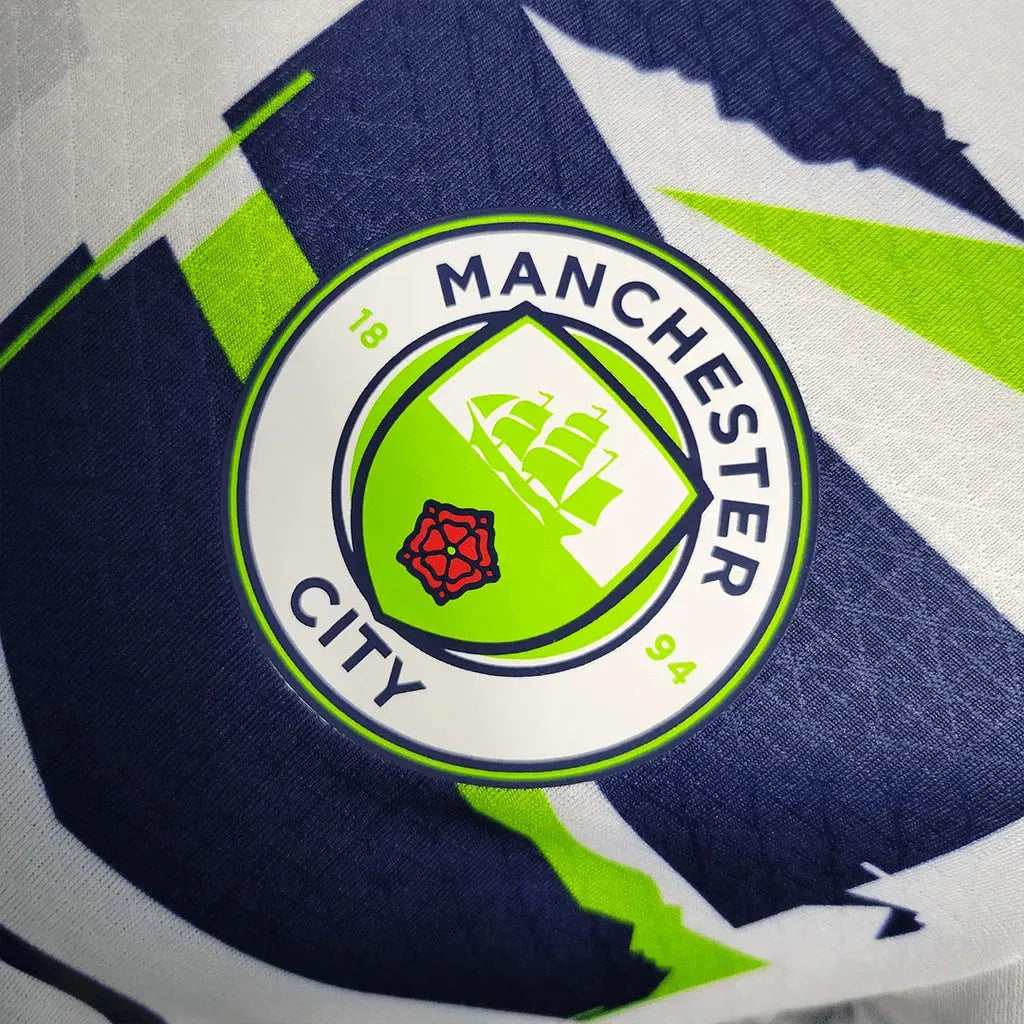 Camisa Manchester City Edição Especial 23/24 - Jogador Masculina Branca - Netmantos