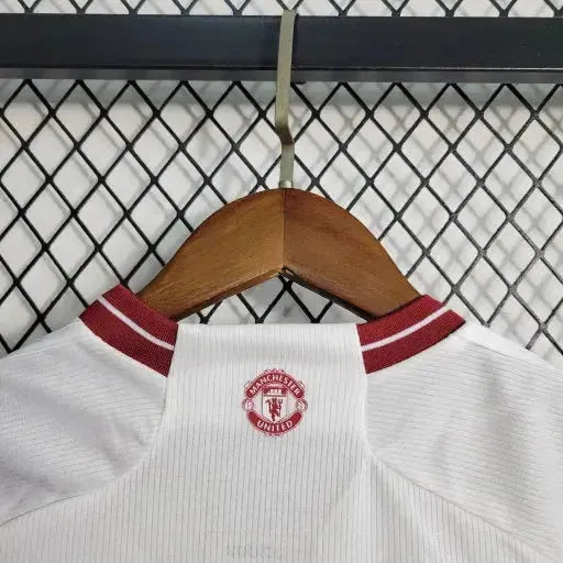 Camisa Manchester United Away 23/24 - Torcedor Infantil Branca - Netmantos