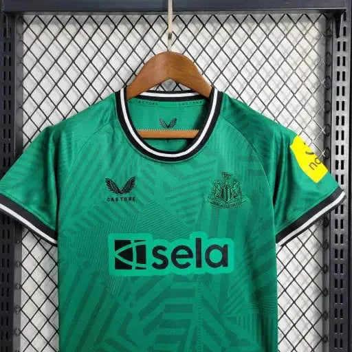 Camisa Newcastle United Away 23/24 - Torcedor Infantil Verde - Netmantos