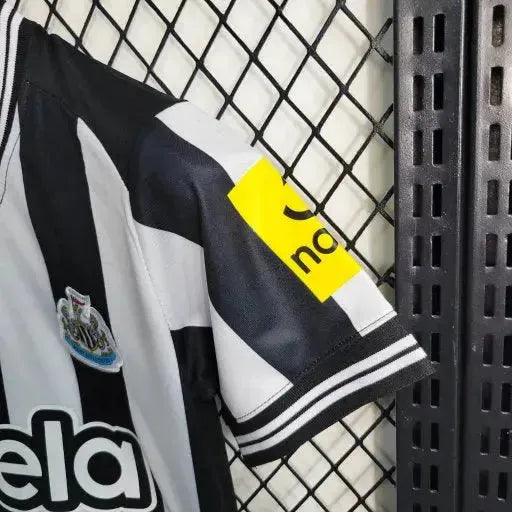 Camisa Newcastle United Home 23/24 - Torcedor Infantil Preta e Branca - Netmantos