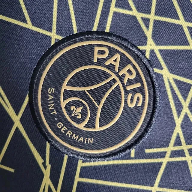 Camisa PSG Treino 22/23 - Torcedor Masculina Preta e Amarela - Netmantos