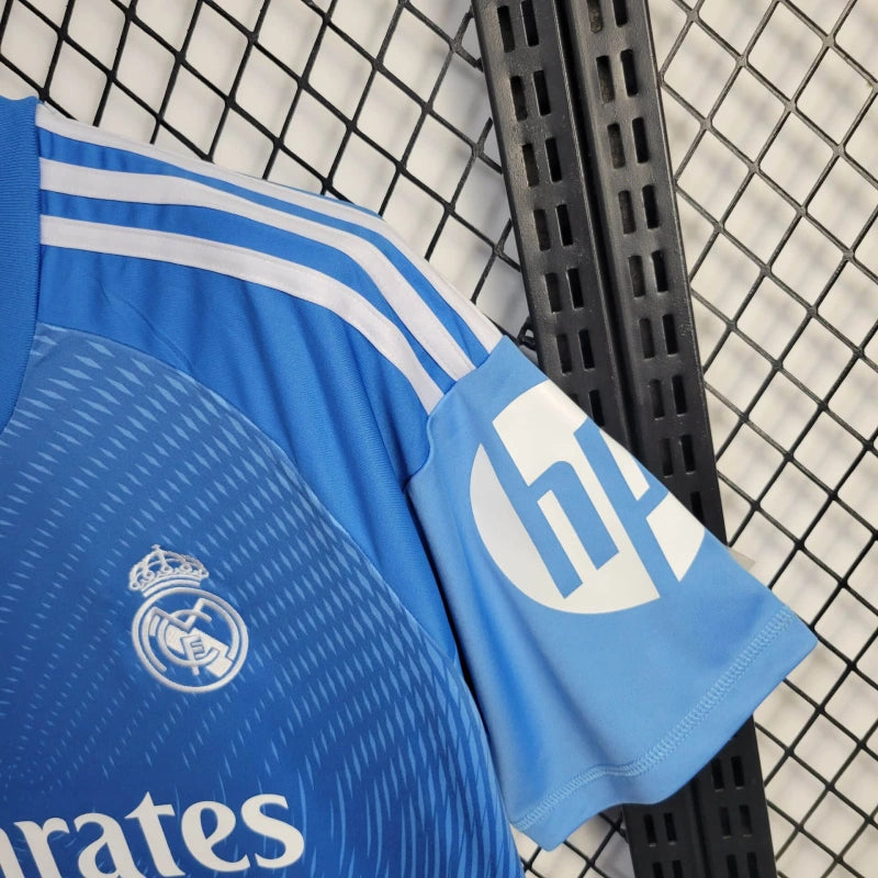 Real Madrid Goalkeeper Shirt 25/26 - Men's Fan Blue