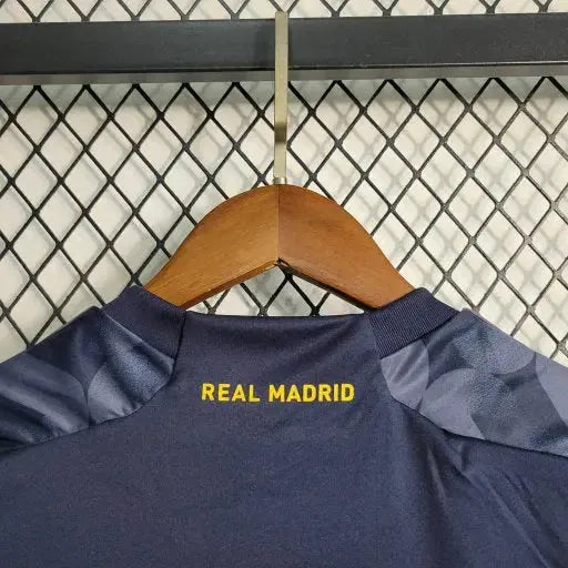 Camisa Real Madrid Away 23/24 - Torcedor Infantil Preta - Netmantos