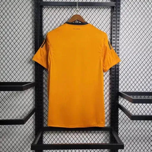 Camisa Real Madrid Away Retrô 13/14 - Torcedor Masculina Laranja - Netmantos