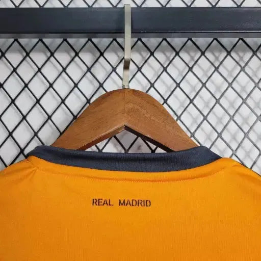 Camisa Real Madrid Away Retrô 13/14 - Torcedor Masculina Laranja - Netmantos