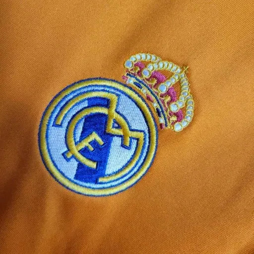 Camisa Real Madrid Away Retrô 13/14 - Torcedor Masculina Laranja - Netmantos