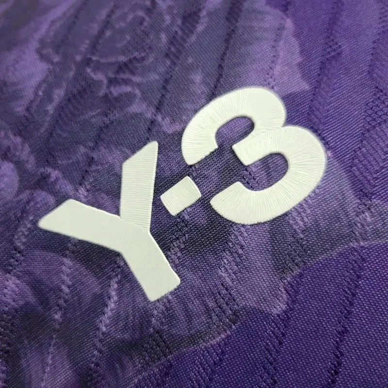 Camisa Real Madrid Fourth Y3 24/25 - Jogador Masculina Roxa - Netmantos