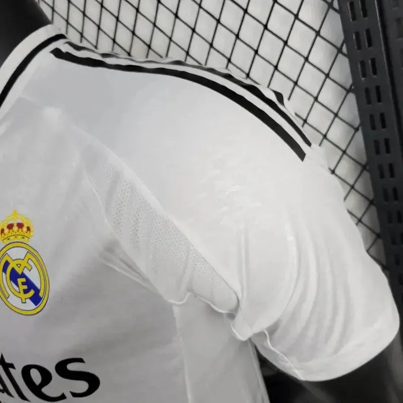 Camisa Real Madrid Home 24/25 - Jogador Masculina Branca - Netmantos