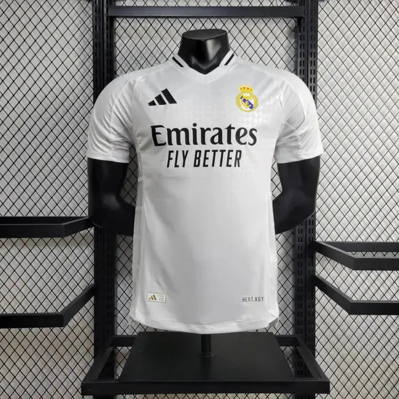 Camisa Real Madrid Home 24/25 - Jogador Masculina Branca - Netmantos