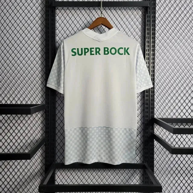 Camisa Sporting Away 22/23 - Torcedor Masculina Branca - Netmantos