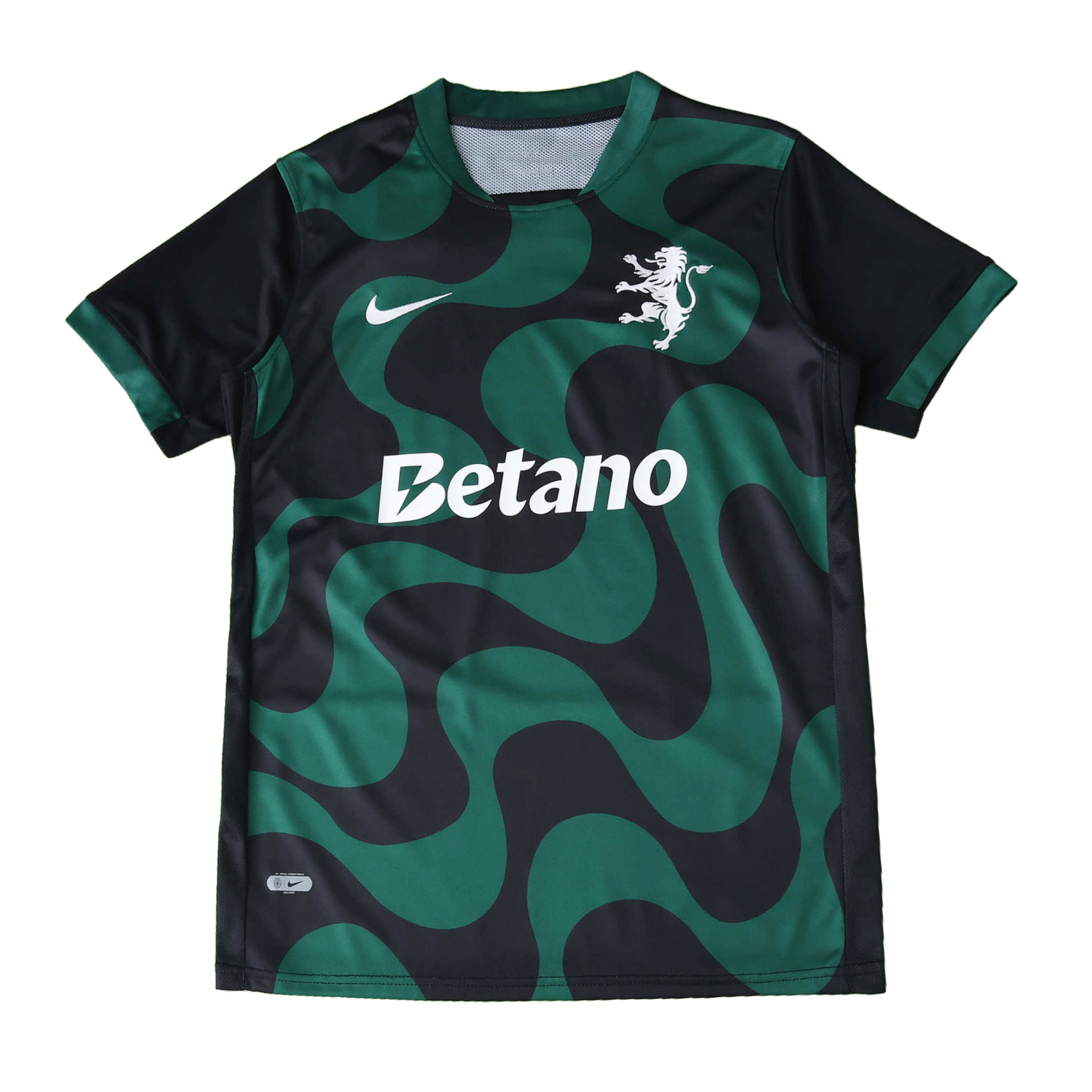 Camisa Sporting Third Away 25/26 - Torcedor Masculina Preta e Verde