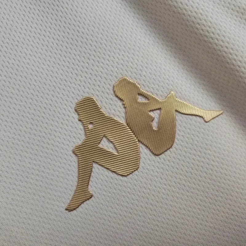 Camisa Vasco Third Away 24/25 - Torcedor Masculina Branca e Dourada + Patrocínios - Netmantos
