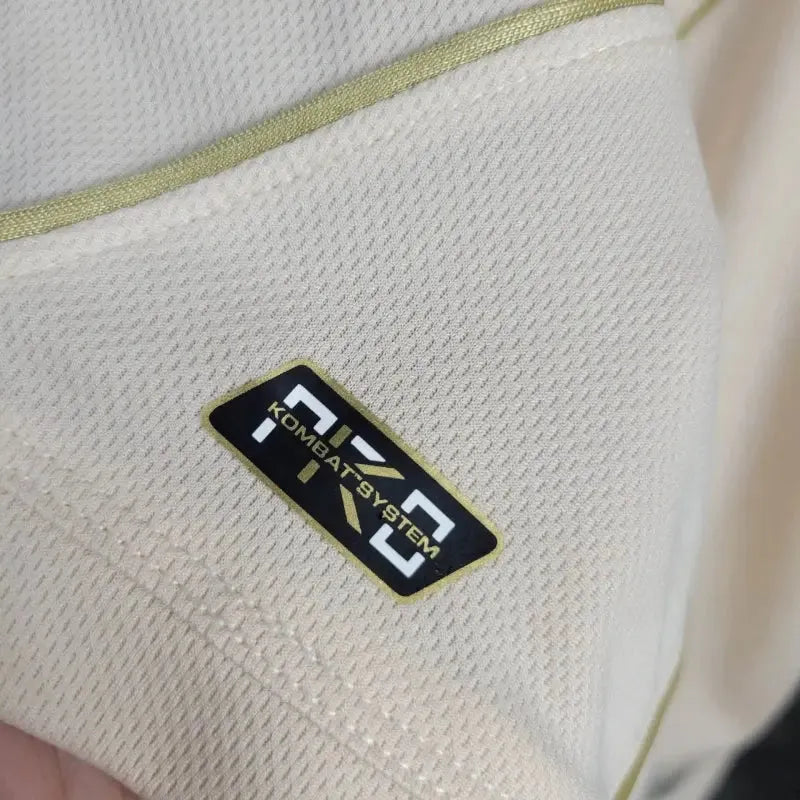 Camisa Vasco Third Away 24/25 - Torcedor Masculina Branca e Dourada + Patrocínios - Netmantos