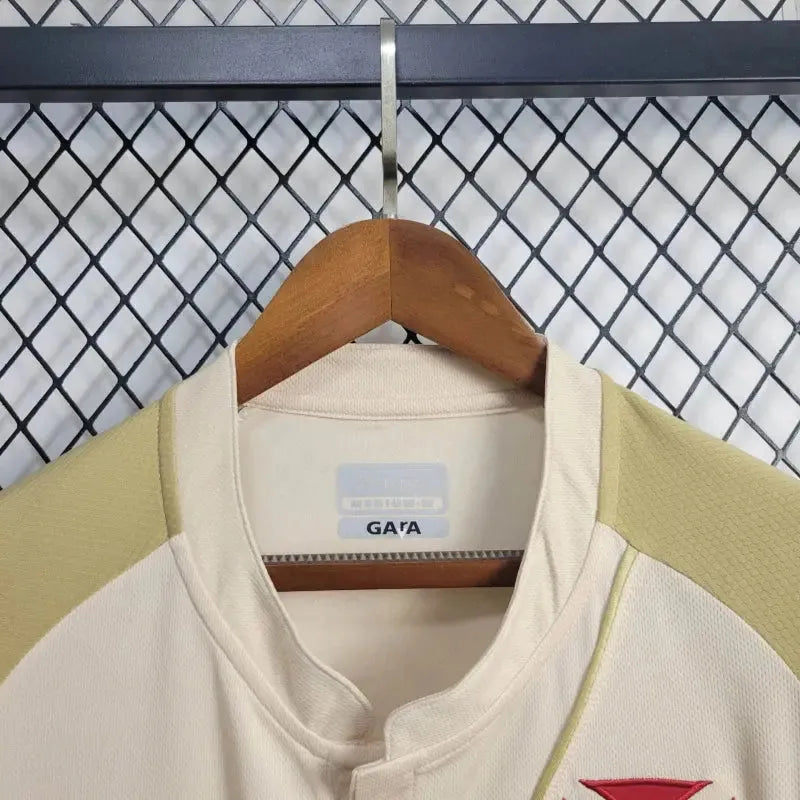 Camisa Vasco Third Away 24/25 - Torcedor Masculina Branca e Dourada + Patrocínios - Netmantos