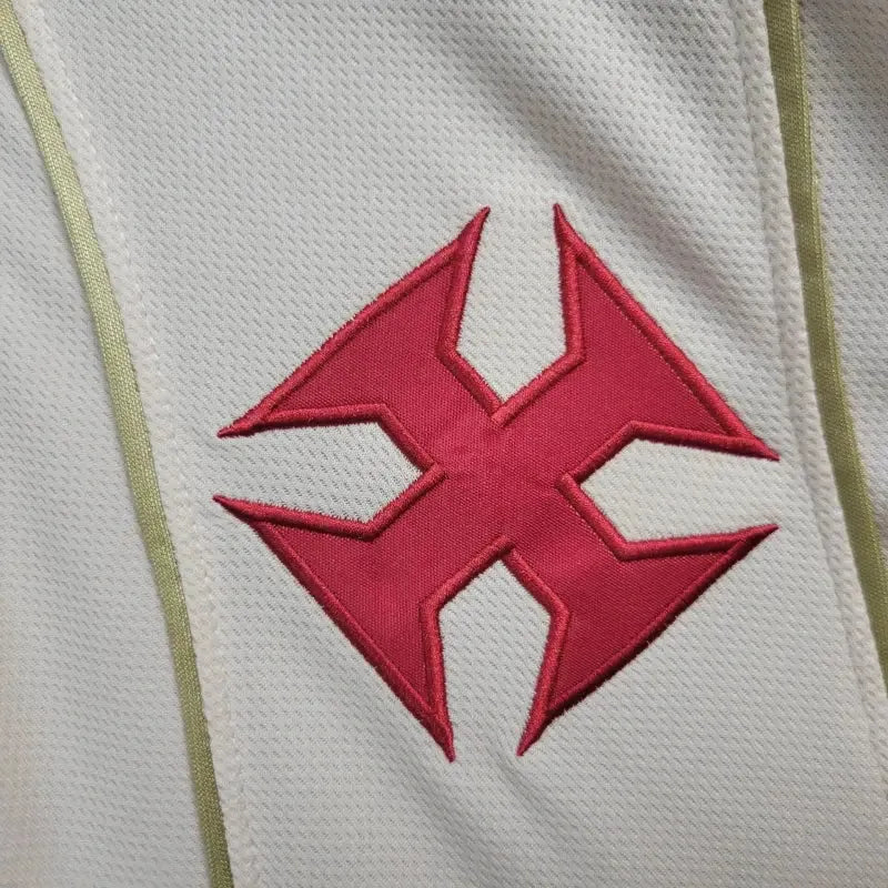 Camisa Vasco Third Away 24/25 - Torcedor Masculina Branca e Dourada + Patrocínios - Netmantos