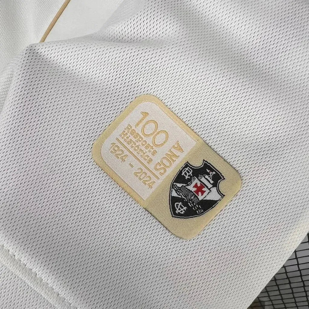 Camisa Vasco Third Away 24/25 - Torcedor Feminina Branca e Dourada - Netmantos