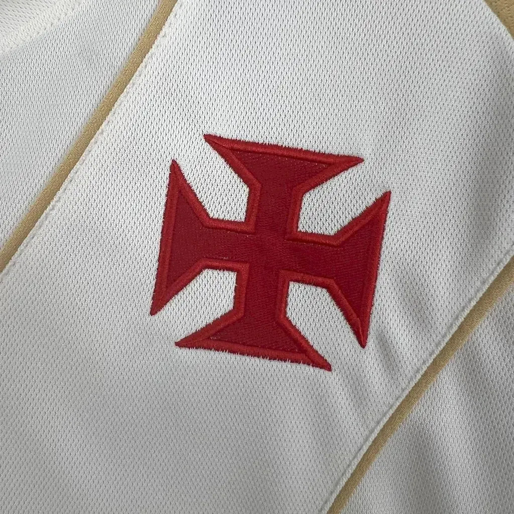 Camisa Vasco Third Away 24/25 - Torcedor Feminina Branca e Dourada - Netmantos