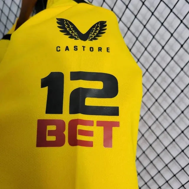 Camisa Wolverhamptom Home 22/23 - Torcedor Masculina Amarela - Netmantos
