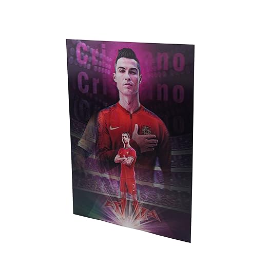Poster 3D Cristiano Ronaldo - Todos os Times