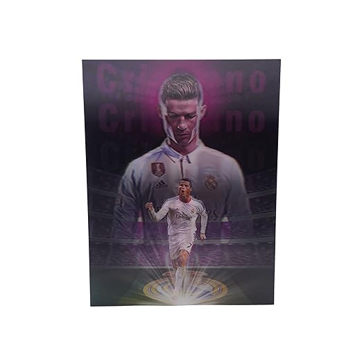 Poster 3D Cristiano Ronaldo - Todos os Times