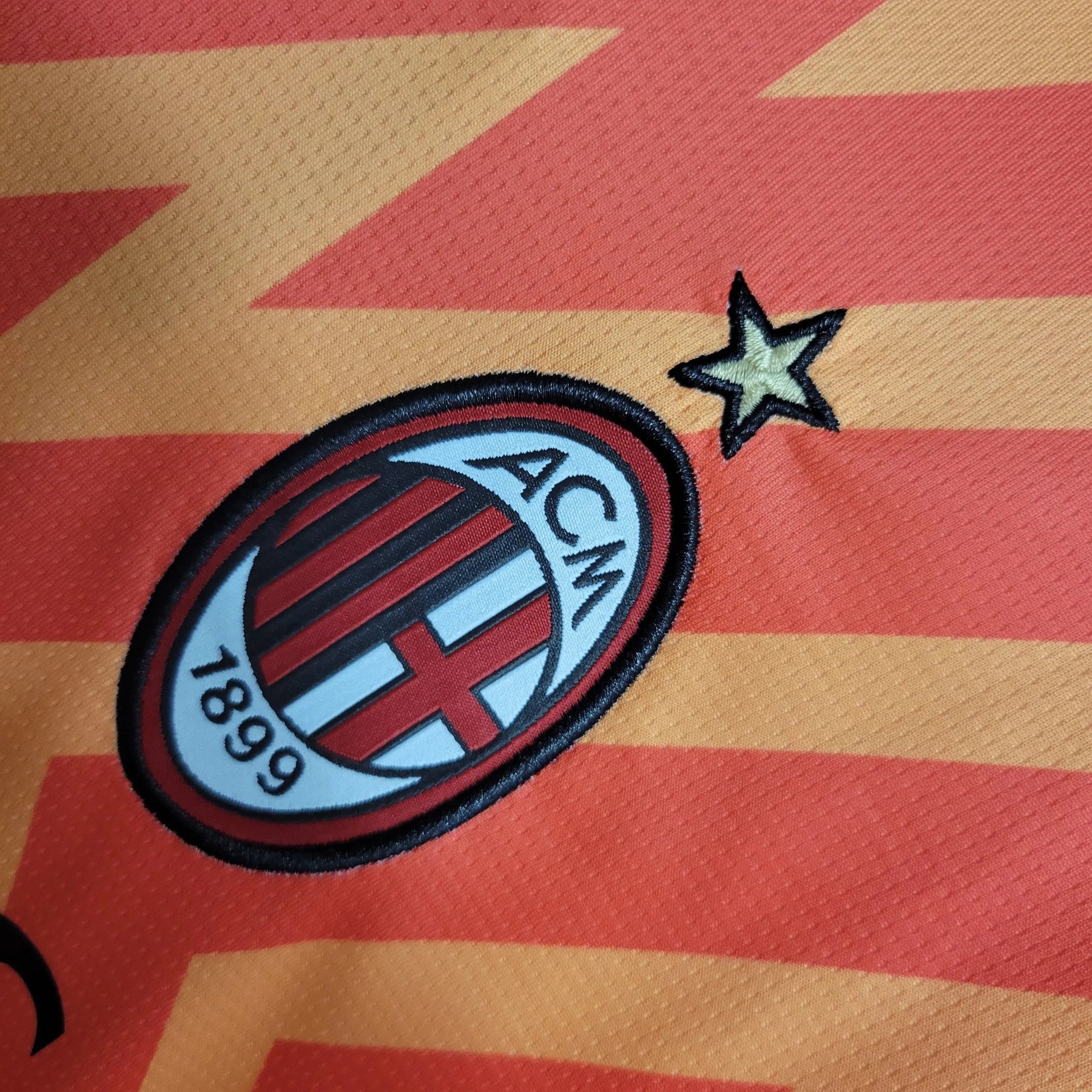 Camisa AC Milan Goleiro 23/24 - Torcedor Masculina Laranja - Netmantos