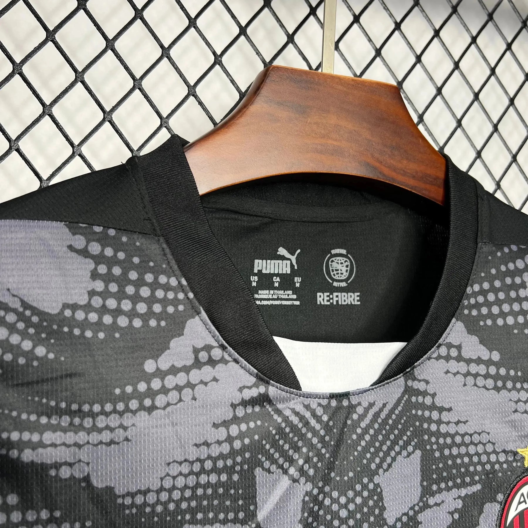 Camisa AC Milan Goleiro 24/25 - Torcedor Masculina Preta - Netmantos