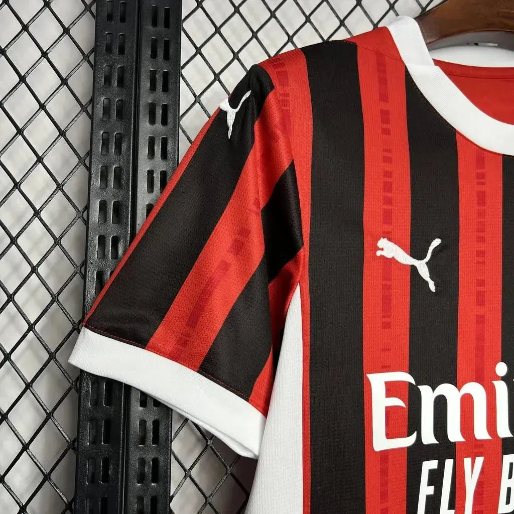 Camisa AC Milan Home 24/25 - Torcedor Masculina Vermelha - Netmantos