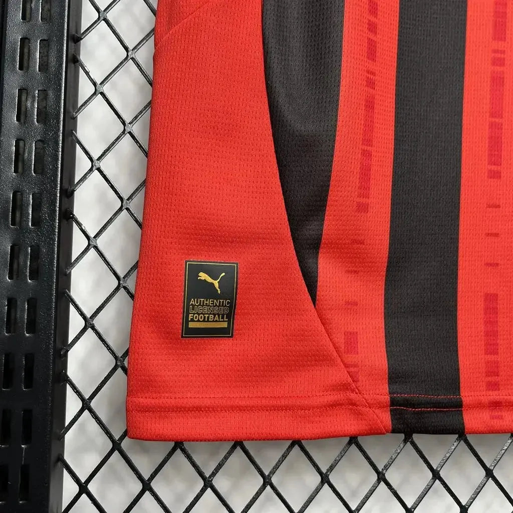 Camisa AC Milan Home 24/25 - Torcedor Masculina Vermelha - Netmantos